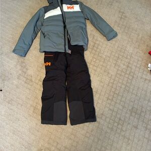 Helly Hansen Black and Gray Outerwear